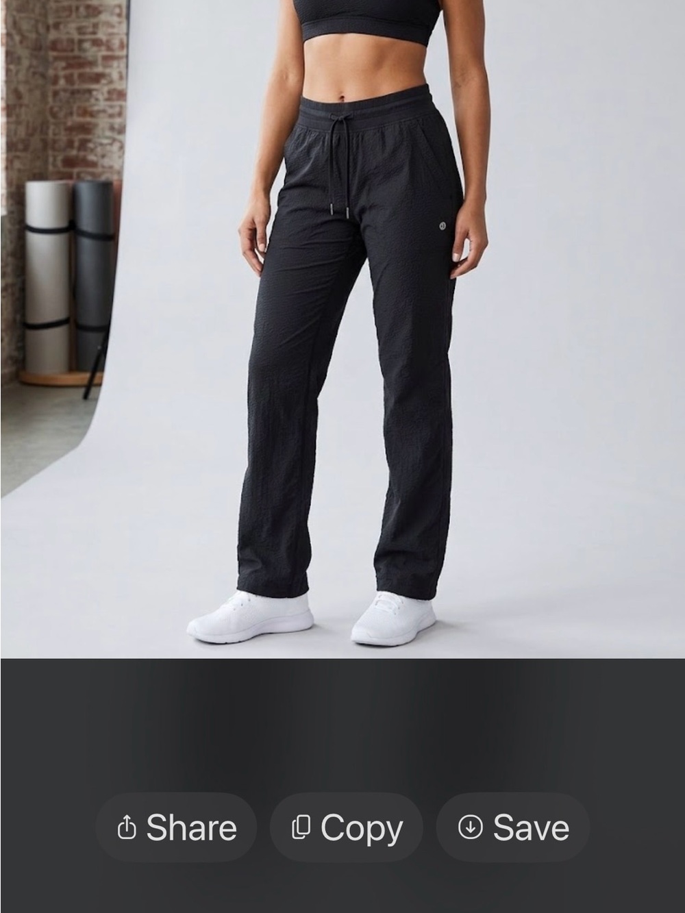 Lululemon dance studio Black Drawstring Active Jogger Pants